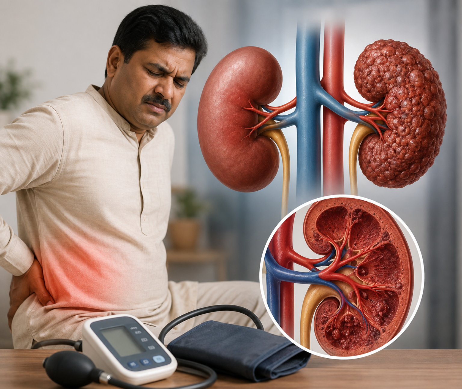 How High Blood Pressure Damages Kidneys