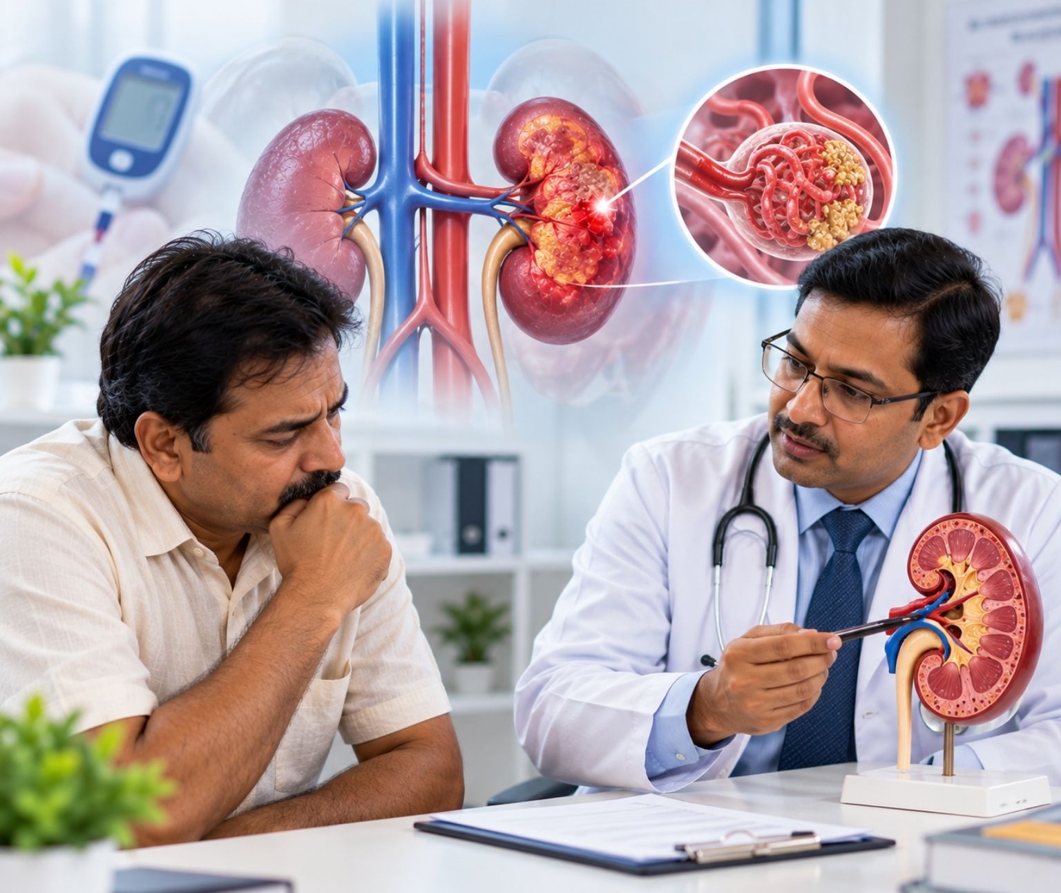 Diabetic Nephropathy: How Diabetes Affects Your Kidneys, Stages, Symptoms and Treatment